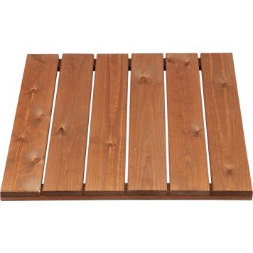 Puulaatta 60 x 60 cm ruskea sileä