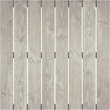 Puulaatta 80 x 80 cm vaaleanharmaa