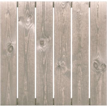 Puulaatta 60 x 60 cm vaaleanharmaa