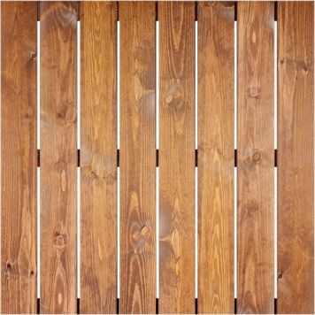 Puulaatta 80 x 80 cm ruskea