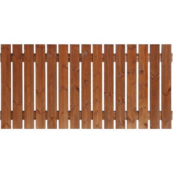 Aitaelementti näkösuoja 183 x 80 x 3 cm ruskea