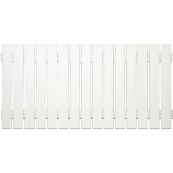 Aitaelementti näkösuoja 183 x 80 x 3 cm valkoinen