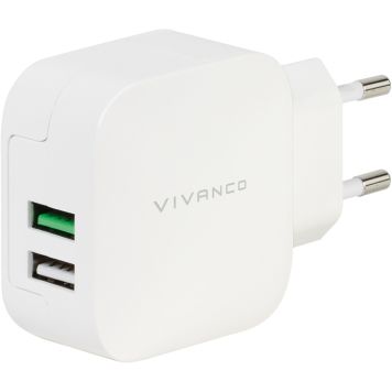 Kotilaturi Vivanco nopea 2 x USB 3.4 A