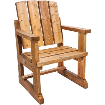 Tuoli Jämäkkä 61 x 71 x 113 cm ruskea