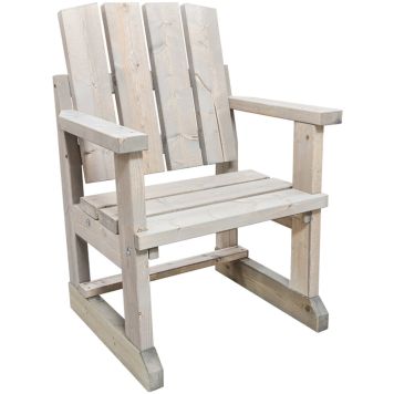 Tuoli Jämäkkä 61 x 71 x 113 cm vaaleanharmaa