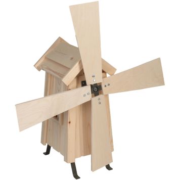 Tuulimylly 69 x 30 x 32 cm puuvalmis