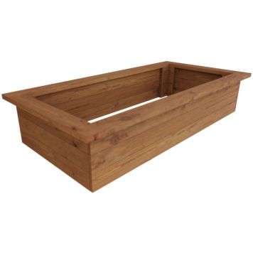 Kasvatuslaatikko 160 x 80 x 40 cm ruskea