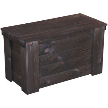 Puuarkku 40 x 45 x 80 cm tummanharmaa