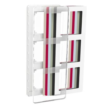 Peitelevy 3-värikehys Schneider Electric Design Exxact