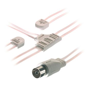 FM dipoli-antenni radioon Vivaco 75 ohmin