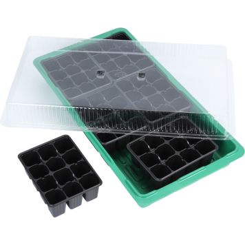 Minikasvihuone 57 x 30 x 14 cm