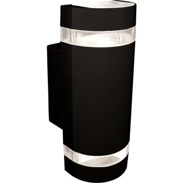 Ulkoseinävalaisin Sessak Oiva 2-os Hiekanmusta