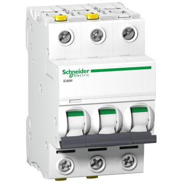 Johdonsuojakatkaisija Schneider Electric Acti9 iC60N 3P 16A
