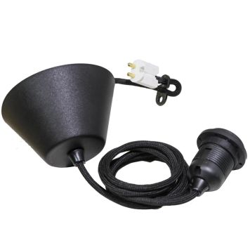 Valaisinkaluste Sessak Arden E27 Musta 2 m