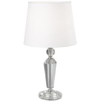 Pöytävalaisin Sessak Elsa valkoinen 
40,5 cm