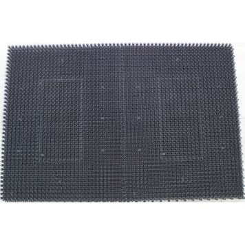 Ruohomatto Atplast Basic 86 x 114 cm Tummanharmaa