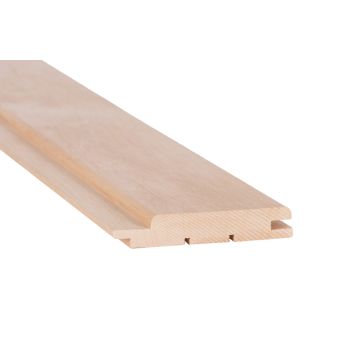 Saunapaneeli Thermory tervaleppä STP 15 x 90 mm