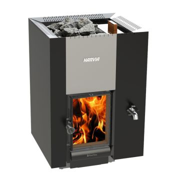 Puukiuas Harvia 22 GreenFlame RS musta