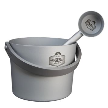 Kiulu ja kauha Harvia x Original Long Drink harmaa