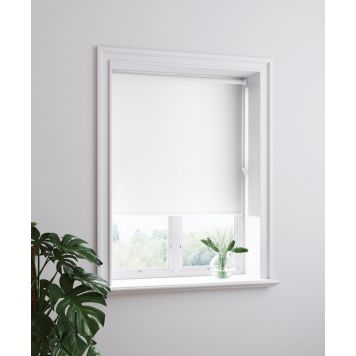 Pimentävä Rullaverho Hasta 150 x 185 cm Valkoinen