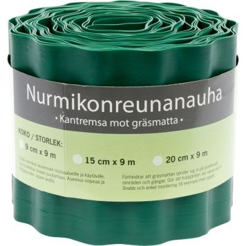 Nurmikonreunanauha 9 x 900 cm vihreä