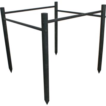 Pensastuki 80 x 80 x 80 cm musta