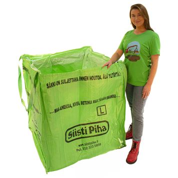 Tyhjä suursäkki Siisti Piha 1000 l