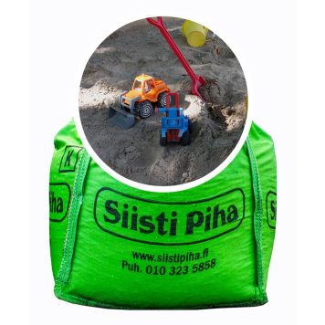 Hiekkalaatikkohiekka Siisti Piha 0 - 4 mm Suursäkki 250 kg