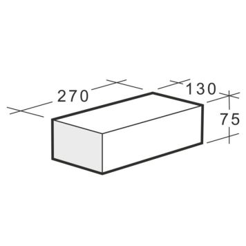 Väliseinätiili Kahi NKH 270 x 130 x 75 mm