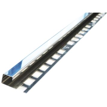 Laattalista Dione 250 cm rst 15 mm avoin neliö