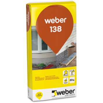 Rouhepinnoituslaasti Weber.Vetonit 138 harmaa 20 kg