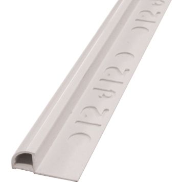 Laattalista Dione 250 cm pvc 12 mm valkoinen