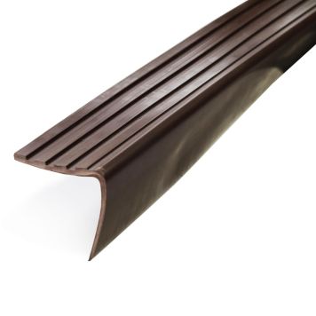 Askelkulmalista Dione 38 x 37 mm pvc 250 cm tummanruskea