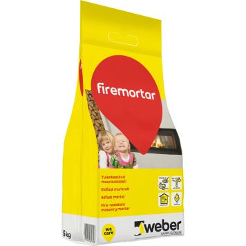 Tulenkestävä Muurauslaasti Weber DIY Firemortar 5kg