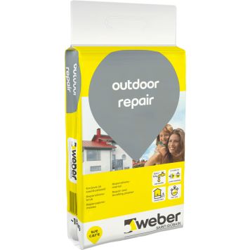 Korjaus- ja tasoituslaasti Weber DIY Outdoor Repair 15 kg