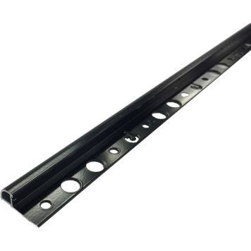 Laattalista Dione 250 cm alumiini 10 mm musta