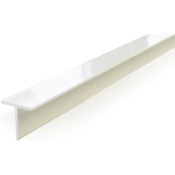 T-lista Dione 20 x 20 x 1,5 mm valkoinen 2 m