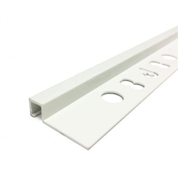 Neliölaattalista Dione 10 mm muovi 270 cm valkoinen