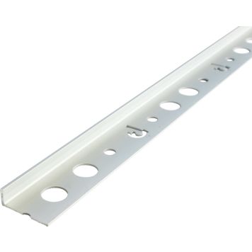 Laattapäätelista Dione Valkoinen 8 mm 2,5 M