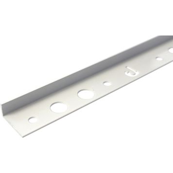 Laattapäätelista Dione Valkoinen 10 mm 2,5 M