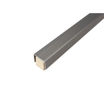 Alumiinikynnys Dione Nordic Graphite 25 x 24 x 1000 mm