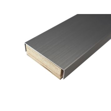 Alumiinikynnys Dione Nordic Graphite 25 x 87 x 990 mm