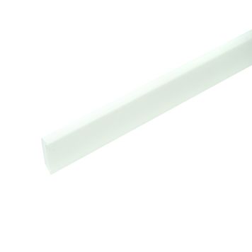 Jalkalista Dione valkoinen 40 x 10 x 2750 mm