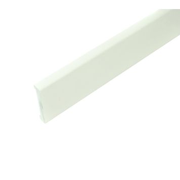 Jalkalista Dione valkoinen 60 x 10 x 2750 mm