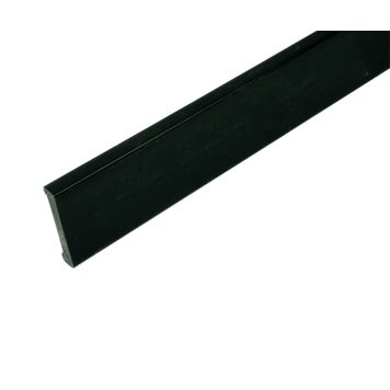 Jalkalista Dione musta 60 x 10 x 2750 mm