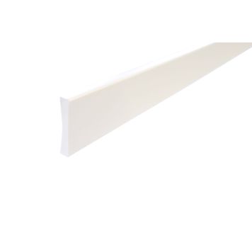 Peitelista Dione valkoinen muovi 58 x 10 x 2500 mm
