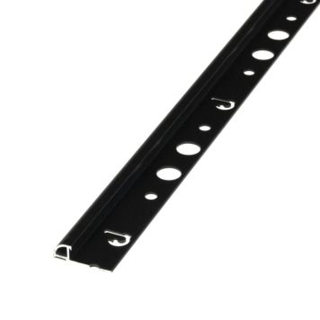 Laattalista Dione Pyöreä Carbon Black 8 mm 2,7 m