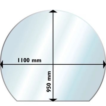 Uunineduslasi Andres Semi Kirkas 110 x 95 cm