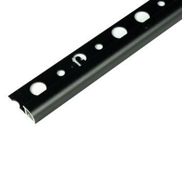 Laattalista Dione 10 mm pyöreä Black Rustic 2,7 m