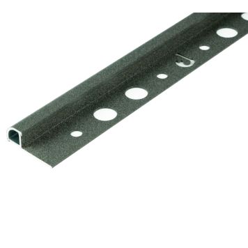 Laattalista Dione 10 mm pyöreä Grey Rustic 2,7 m